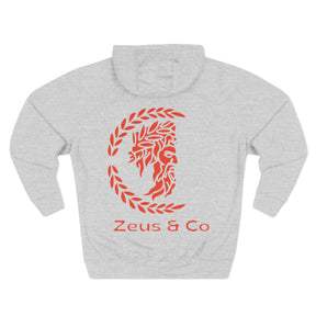 Three-Panel Fleece Hoodie - Zeus & Co Apparel