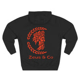 Three-Panel Fleece Hoodie - Zeus & Co Apparel